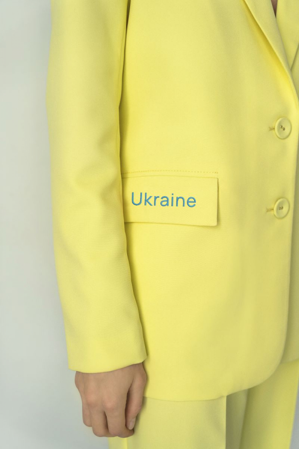 Піджак жовтого кольору Ukraine 1