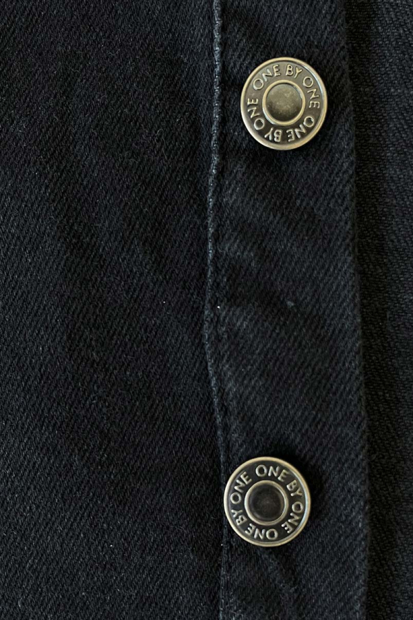 Сорочка джинсова силуетного крою сіра 1