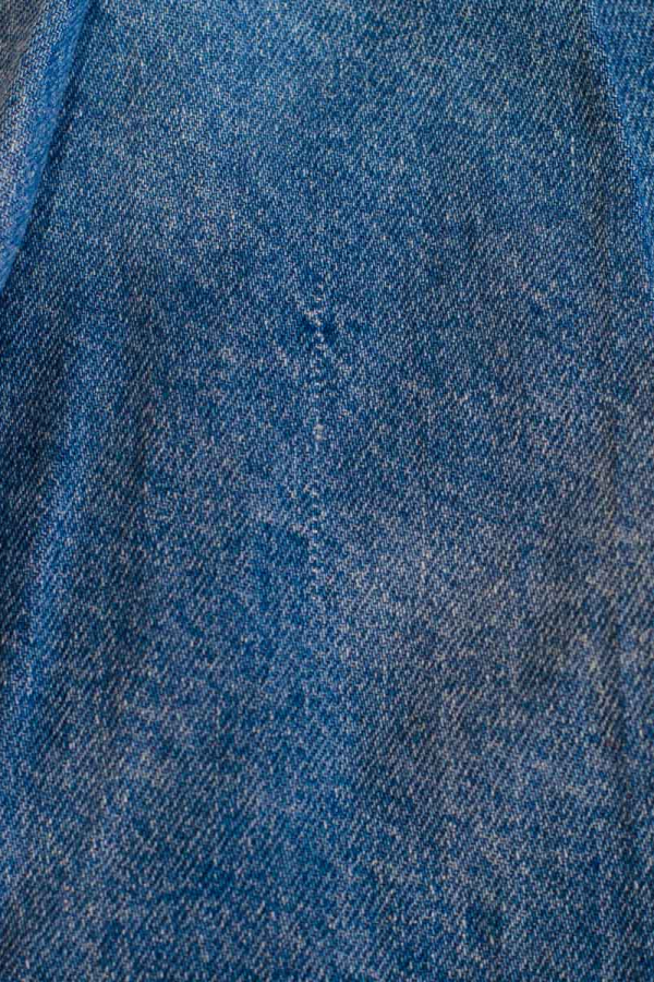 Спідниця міні з джинсу блакитна в складку 1