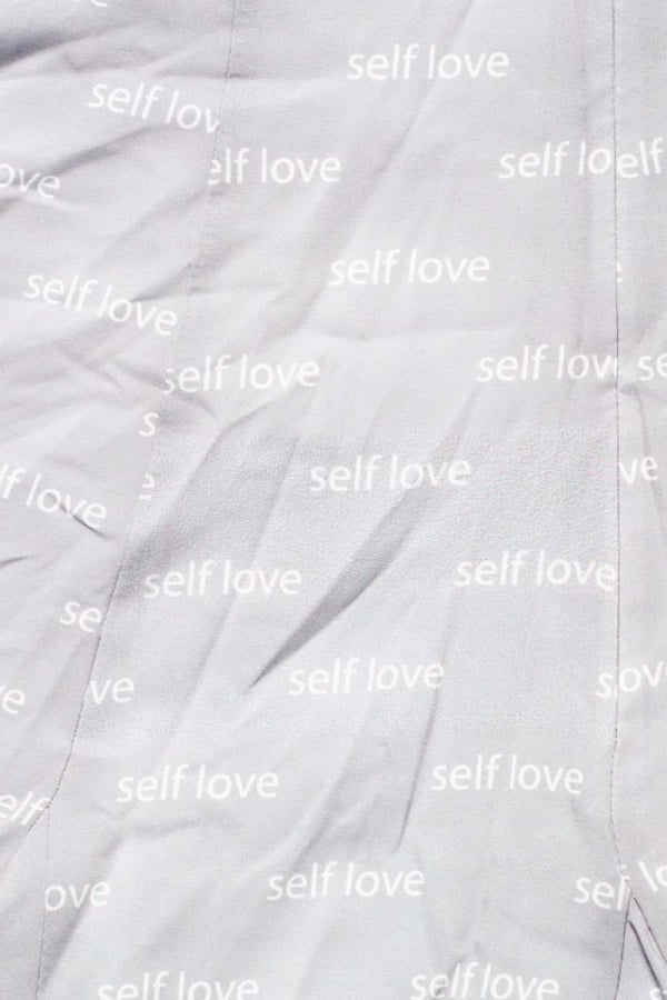 Сукня міні сірого кольору з коміром Self Love 1