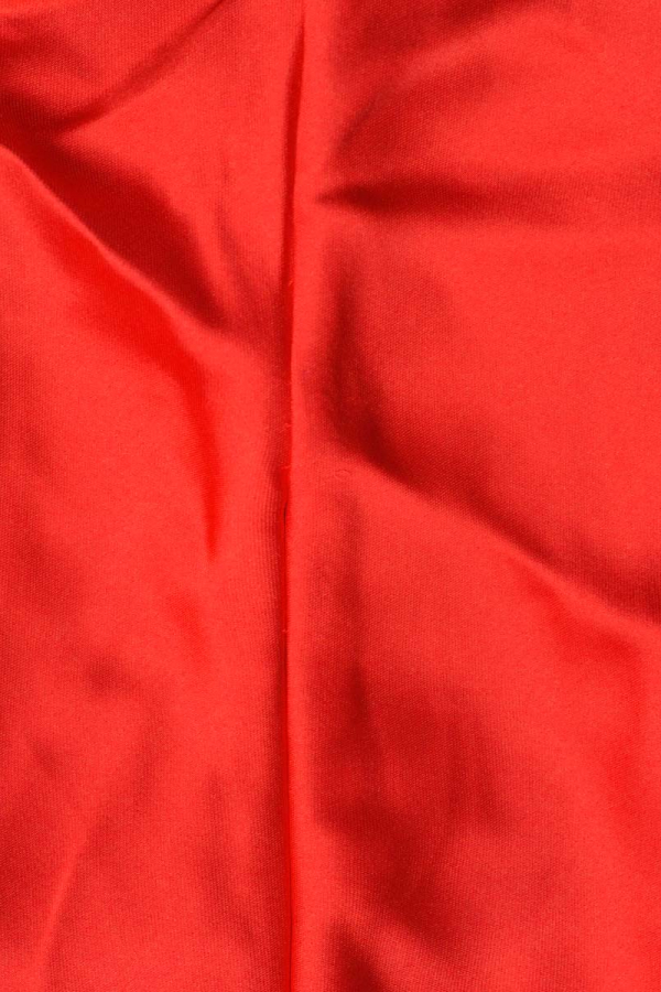 Спідниця міді червоного кольору з сатину 1