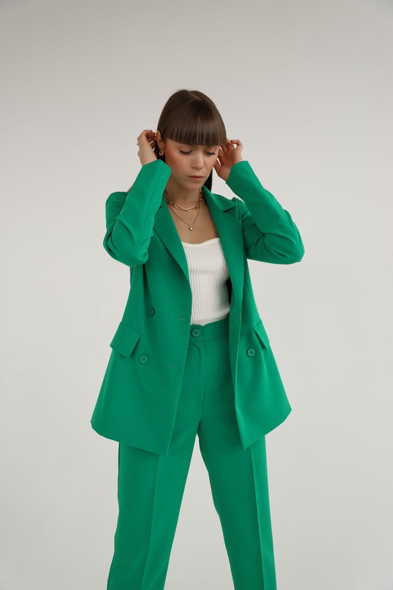 Піджак зеленого кольору 2