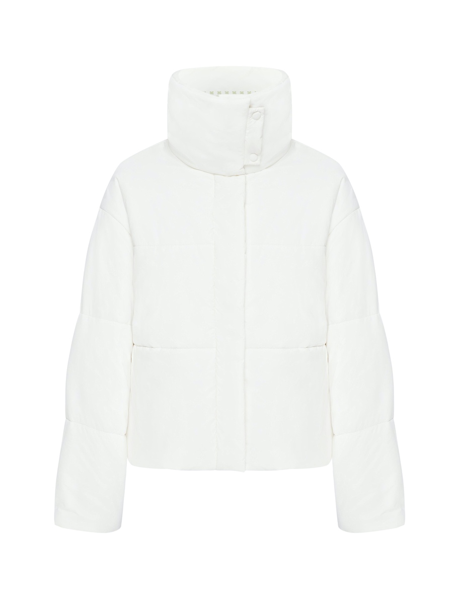Куртка вкорочена білого кольору 9