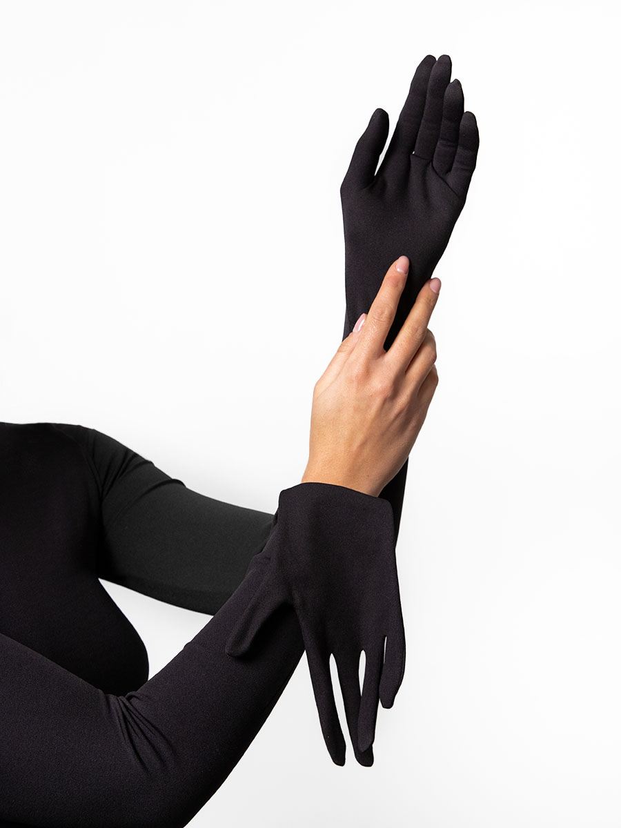 Лонгслів gloves чорного кольору 3