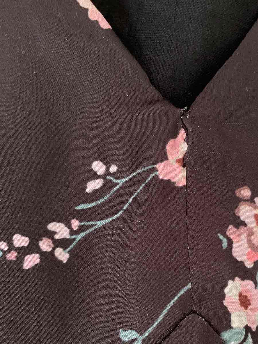 Сукня міні корсетна чорного кольору з принтом квіти 6