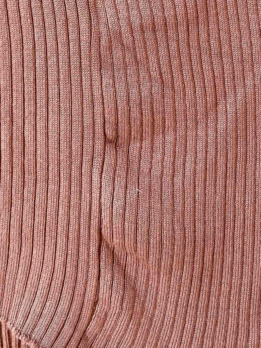 Спідниця рубчик коричневого кольору з розрізом 3