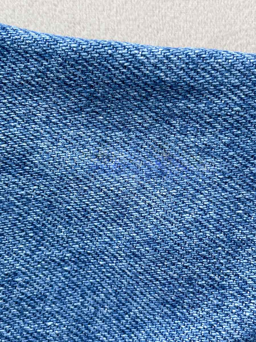 Сорочка джинсова синя з бахромою 3