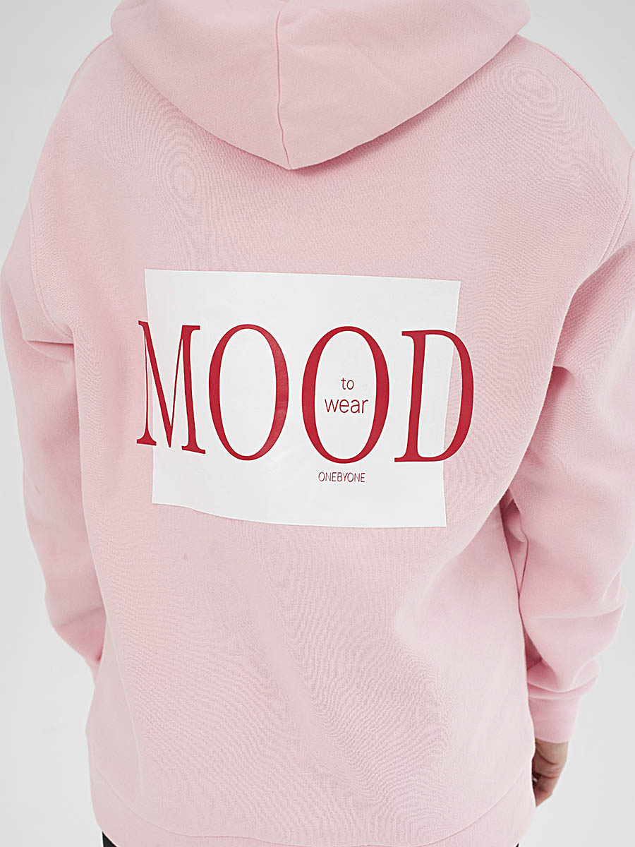 Худі Mood to Wear рожевого кольору 2