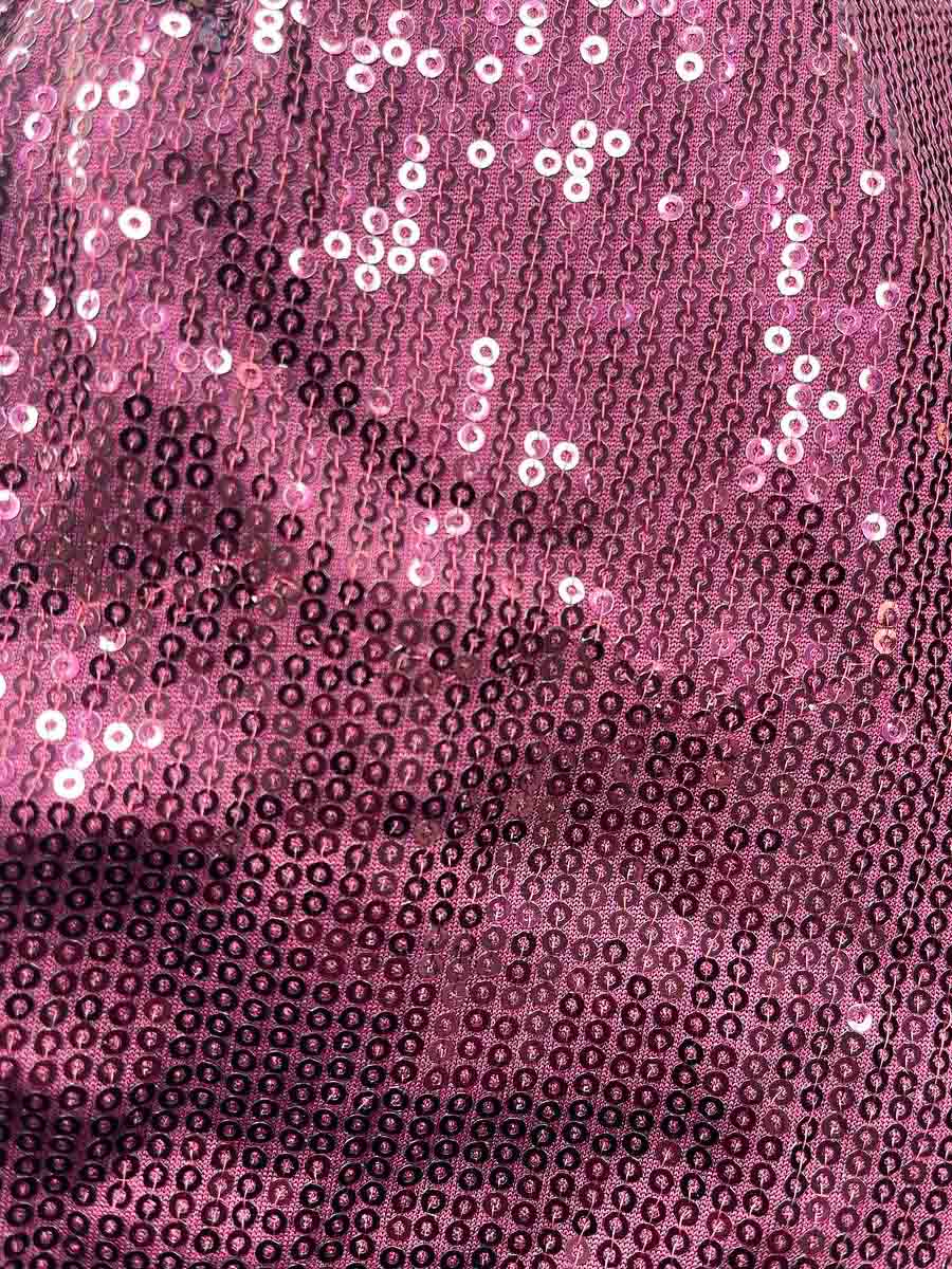 Сукня міні бордового кольору в паєтку 3