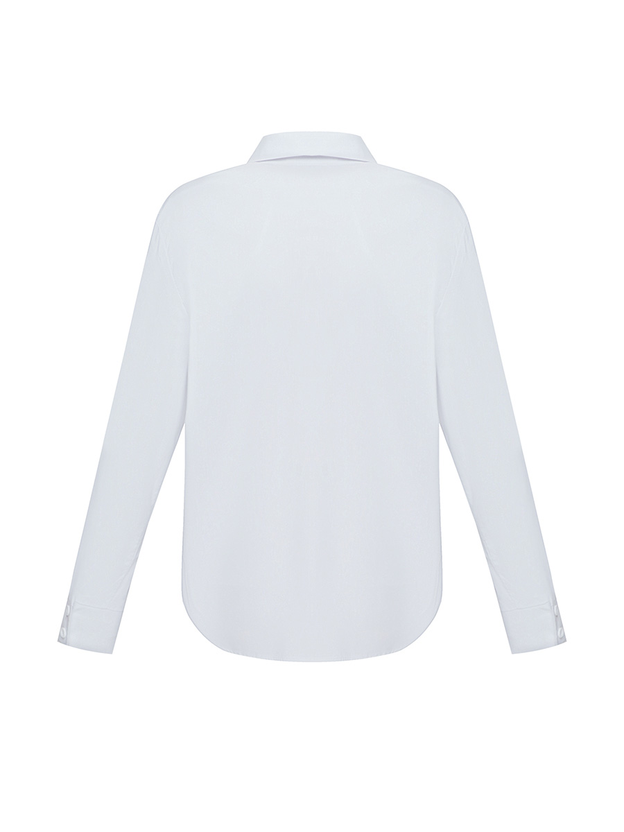 Сорочка білого кольору з вишивкою Self love 8