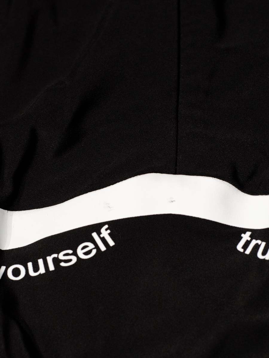 Боди черного цвета с тату принтом Create yourself 3 Боди черного цвета с тату принтом Create yourself 3