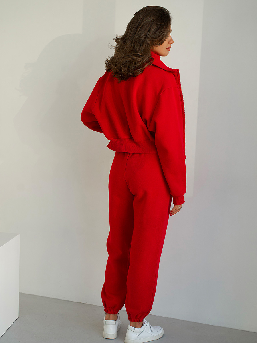 Джогери червоного кольору від костюма 2
