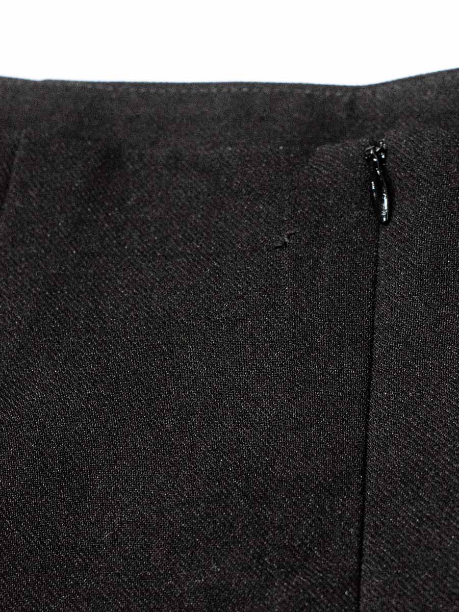 Спідниця міні чорного кольору з вузлом 3
