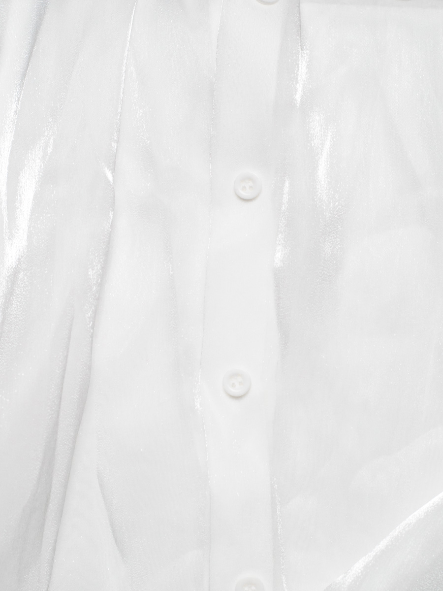 Сорочка білого кольору з ефектом сяйва 3