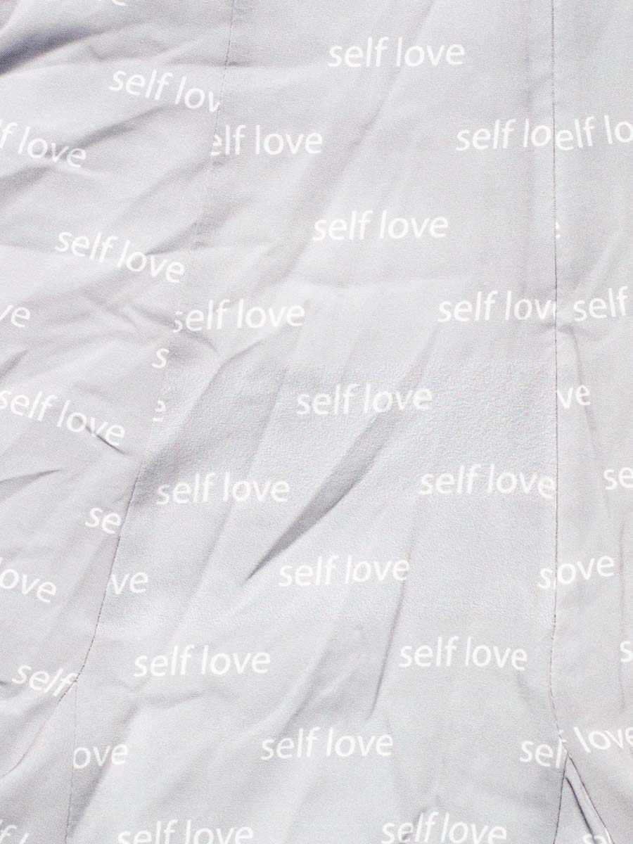 Сукня міні сірого кольору з коміром Self Love 3