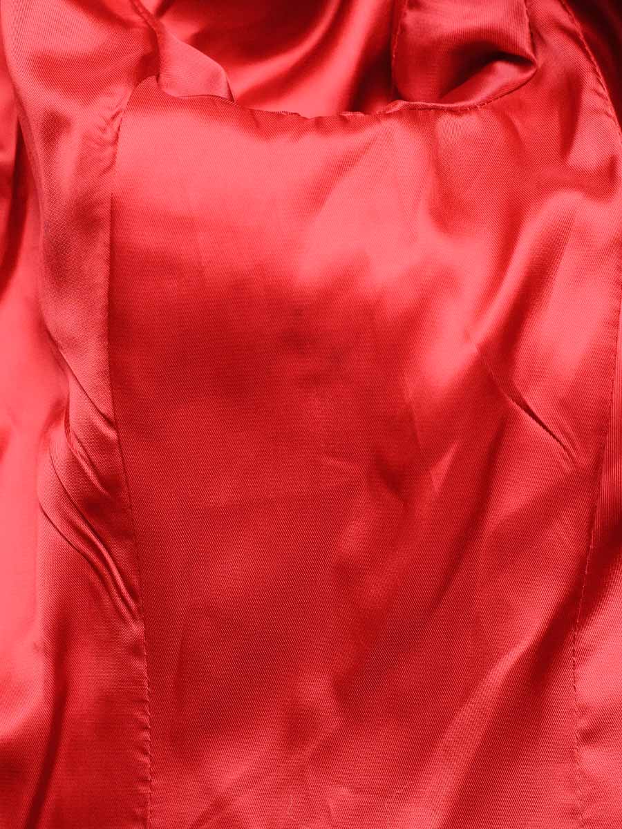 Пальто максі червоне 3