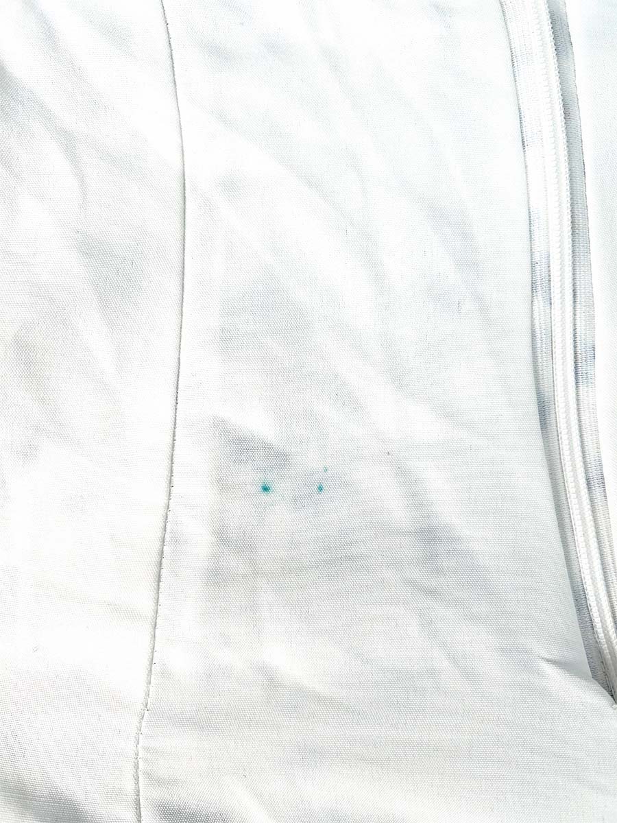 Сукня міні молочна в блакитного кольору квіти з відкритою спиною 1
