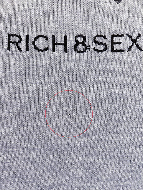 Светр oversize сірого кольору з принтом Rich&Sexy 3 Светр oversize сірого кольору з принтом Rich&Sexy 3