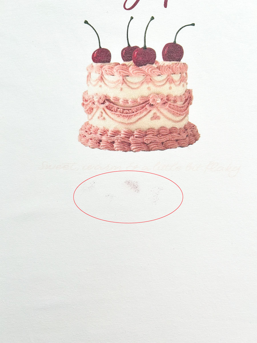 Футболка белого цвета с принтом IN MY PIE 1