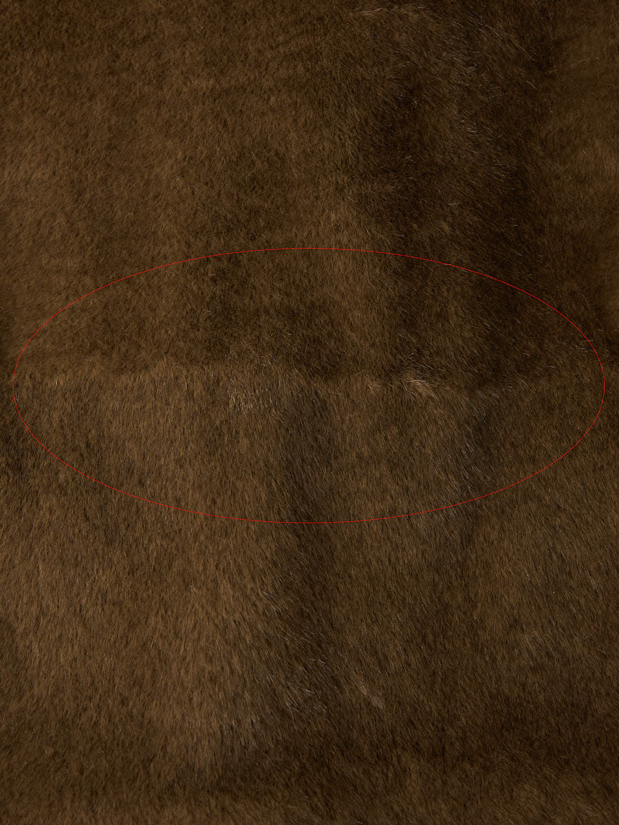 Шуба міні коричневого кольору 3