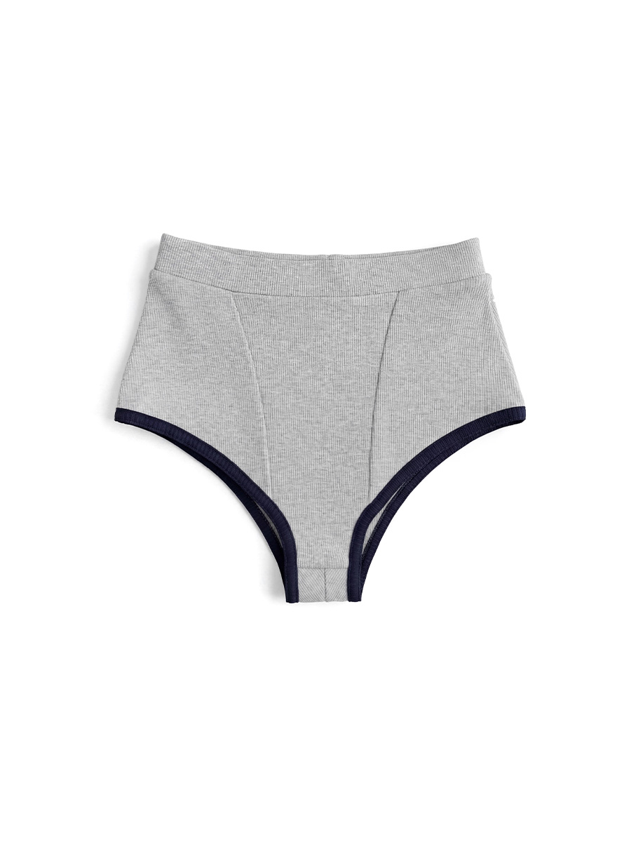 Труси сірого кольору з синім кантом 1