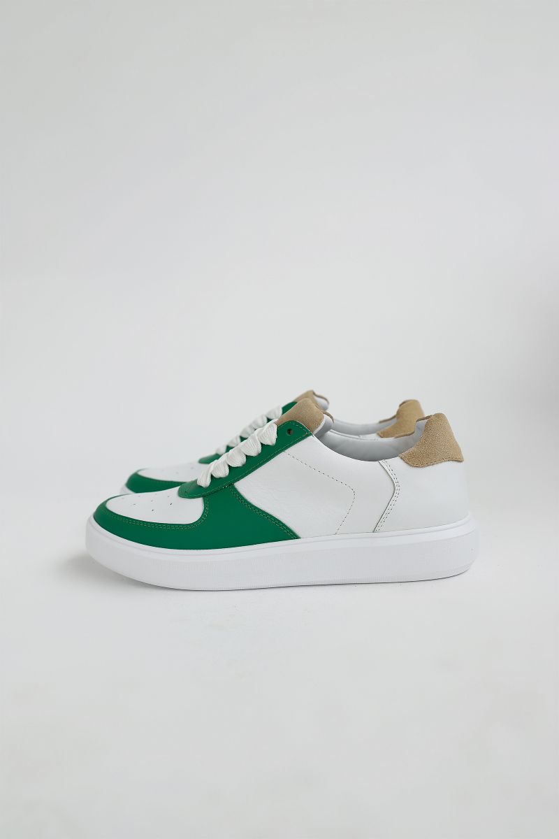 Кросівки із зеленими вставками 1